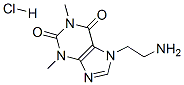 7-(2-aminoethyl)-3,7-dihydro-1,3-dimethyl-1H-purine-2,6-dione hydrochloride Struktur