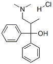 alpha-[2-(dimethylamino)-1-methylethyl]benzhydryl alcohol hydrochloride  Struktur