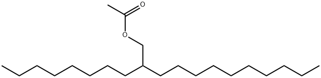 2-octyldodecyl acetate Struktur