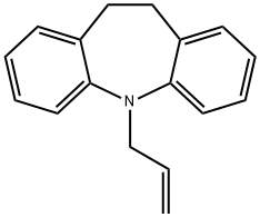 5-(2-Propenyl)-10,11-dihydro-5H-dibenzo[b,f]azepine Struktur