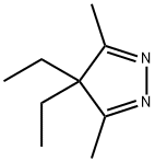 4H-Pyrazole,  4,4-diethyl-3,5-dimethyl- Struktur