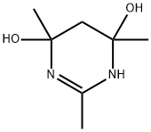 4,6-Pyrimidinediol, 1,4,5,6-tetrahydro-2,4,6-trimethyl- (9CI) Struktur