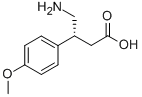 (R)-4-Amino-3-(4-methoxyphenyl)butanoic acid Struktur