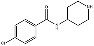 4-CHLORO-N-PIPERIDIN-4-YL-BENZAMIDE Struktur