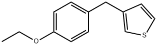 Thiophene, 3-[(4-ethoxyphenyl)methyl]- (9CI) Struktur