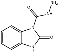 1H-Benzimidazole-1-carboxylicacid,2,3-dihydro-2-oxo-,hydrazide(9CI) Struktur