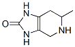 2H-Imidazo[4,5-c]pyridin-2-one, 1,3,4,5,6,7-hexahydro-6-methyl- (9CI) Struktur