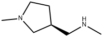 3-Pyrrolidinemethanamine,N,N-dimethyl-,(3S)-(9CI) Struktur