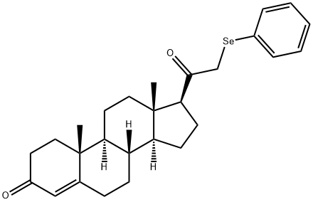 21-(phenylseleno)progesterone Struktur