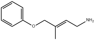 2-Buten-1-amine,3-methyl-4-phenoxy-,(E)-(9CI) Struktur