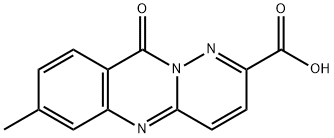 10H-Pyridazino[6,1-b]quinazoline-2-carboxylic acid, 7-methyl-10-oxo- Struktur