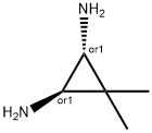 1,2-Cyclopropanediamine,3,3-dimethyl-,trans-(9CI) Struktur