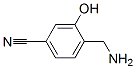 Benzonitrile, 4-(aminomethyl)-3-hydroxy- (9CI) Struktur