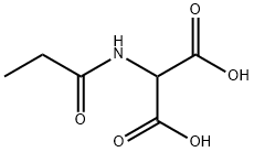 Propanedioic  acid,  [(1-oxopropyl)amino]-  (9CI) Struktur