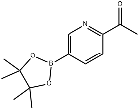 1-(5-(4,4,5,5-tetramethyl-1,3,2-dioxaborolan-2-yl)pyridin-2-yl)ethanone Struktur