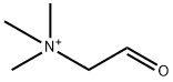 trimethyl-(2-oxoethyl)ammonium Struktur