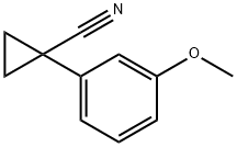 1-(3-METHOXYPHENYL)CYCLOPROPANECARBONITRILE Struktur