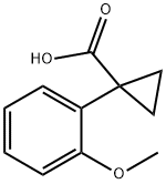 1-(2-methoxyphenyl)cyclopropane-1-carboxylic acid Structure