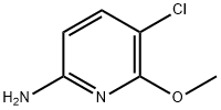 6-Amino-3-chloro-2-methoxypyridine Struktur