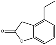 2(3H)-Benzofuranone,  4-ethyl- Struktur