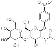 GAL1-B-4GLCNAC-B-PNP Struktur