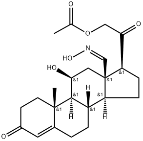 Aldosterone 18-OxiMe 21-Acetate 結(jié)構(gòu)式