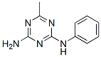 6-METHYL-N-PHENYL-1,3,5-TRIAZINE-2,4-DIAMINE Struktur