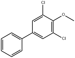 3,5-Dichloro-4-methoxybiphenyl Struktur