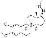 Estra-1,3,5(10)-trien-17-one, 2-hydroxy-3-methoxy-, O-methyloxime Struktur