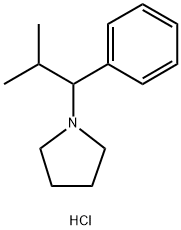 1-(alpha-Isopropylbenzyl)pyrrolidine hydrochloride Struktur