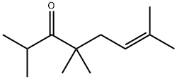 6-Octen-3-one, 2,4,4,7-tetramethyl- Struktur