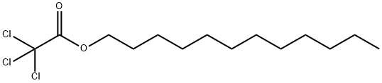 TRICHLOROACETIC ACID LAURYL ESTER(C12) Struktur