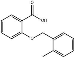 Benzoic acid, 2-[(2-methylphenyl)methoxy]- Struktur