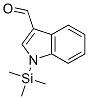 1H-Indole-3-carboxaldehyde, 1-(trimethylsilyl)- Struktur