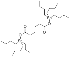 5,5,14,14-tetrabutyl-7,12-dioxo-6,13-dioxa-5,14-distannaoctadecane  Struktur