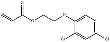 2-(2,4-dichlorophenoxy)ethyl prop-2-enoate Struktur