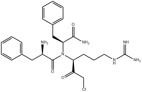 H-D-PHE-PHE-ARG-クロロメチルケトン 化學(xué)構(gòu)造式