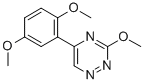 as-Triazine, 5-(2,5-dimethoxyphenyl)-3-methoxy- Struktur