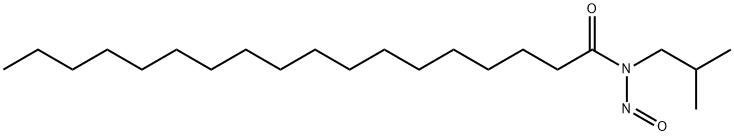 N-Isobutyl-N-nitrosooctadecanamide Struktur