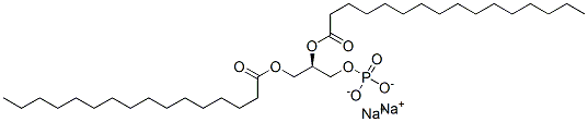 L-BETA,GAMMA-DIPALMITOYL-ALPHA-PHOSPHATIDIC ACID DISODIUM SALT Struktur