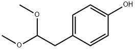 4-(2,2-DIMETHOXY-ETHYL)-PHENOL Struktur