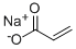 Sodium acrylate Struktur