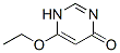 4(1H)-Pyrimidinone, 6-ethoxy- (9CI) Struktur