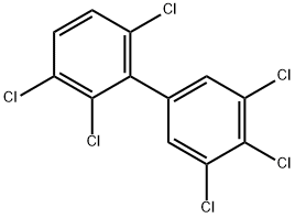 2,3,3',4',5',6-HEXACHLOROBIPHENYL Struktur