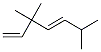 3,3,6-Trimethyl-1,4-heptadiene Struktur