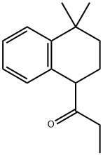 1-(1,2,3,4-tetrahydro-4,4-dimethyl-1-naphthyl)propan-1-one Struktur