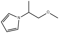 1H-Pyrrole,1-(2-methoxy-1-methylethyl)-(9CI) Struktur