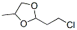 1,3-Dioxolane,  2-(2-chloroethyl)-4-methyl- Struktur