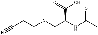 N-ACETYL-S-(2-CYANOETHYL)-L-CYSTEINE Struktur