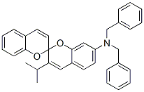 2,2'-Spirobi[2H-1-benzopyran]-7-amine, 3-(1-methylethyl)-N,N-bis(phenylmethyl)- Struktur